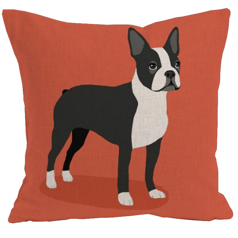 Bulldog pillow cute fun home sofa car pillow